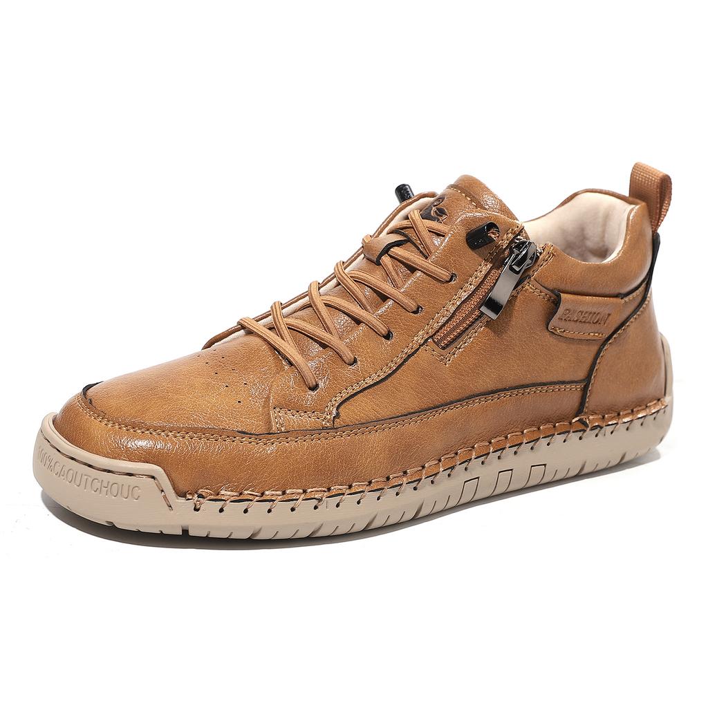 Womens/Men's Leather Shoes Large Casual Shoes Sports Men's Fashionable Casual Leather Shoes