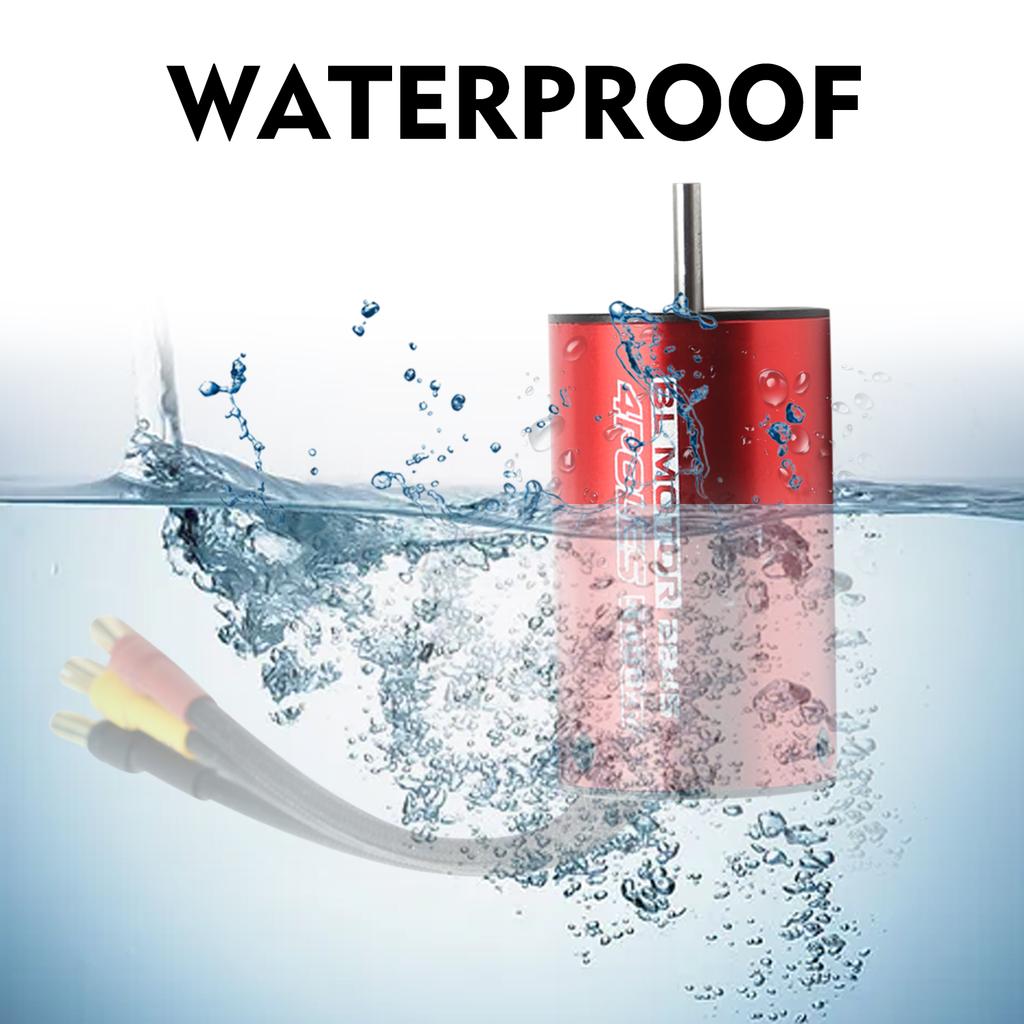 S2845 4400KV Brushless Motor Waterproof Motor Replacement for Traxxas Trx4 HSP 1 12 RC Car