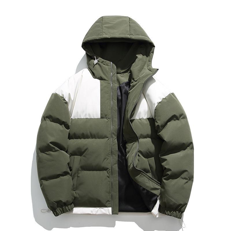 New cotton-padded clothes men's winter thickened cotton-padded clothes men's hooded jacket down cotton-padded clothes winter hooded thickened