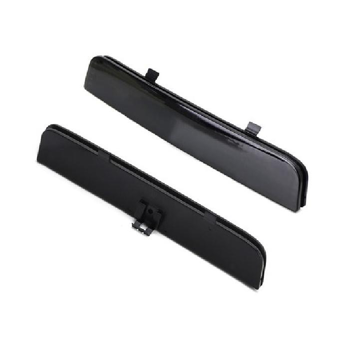 Dark Smoked Rear Bumper Reflector Lenses For 2003-12 Land Rover Range Rover, Etc