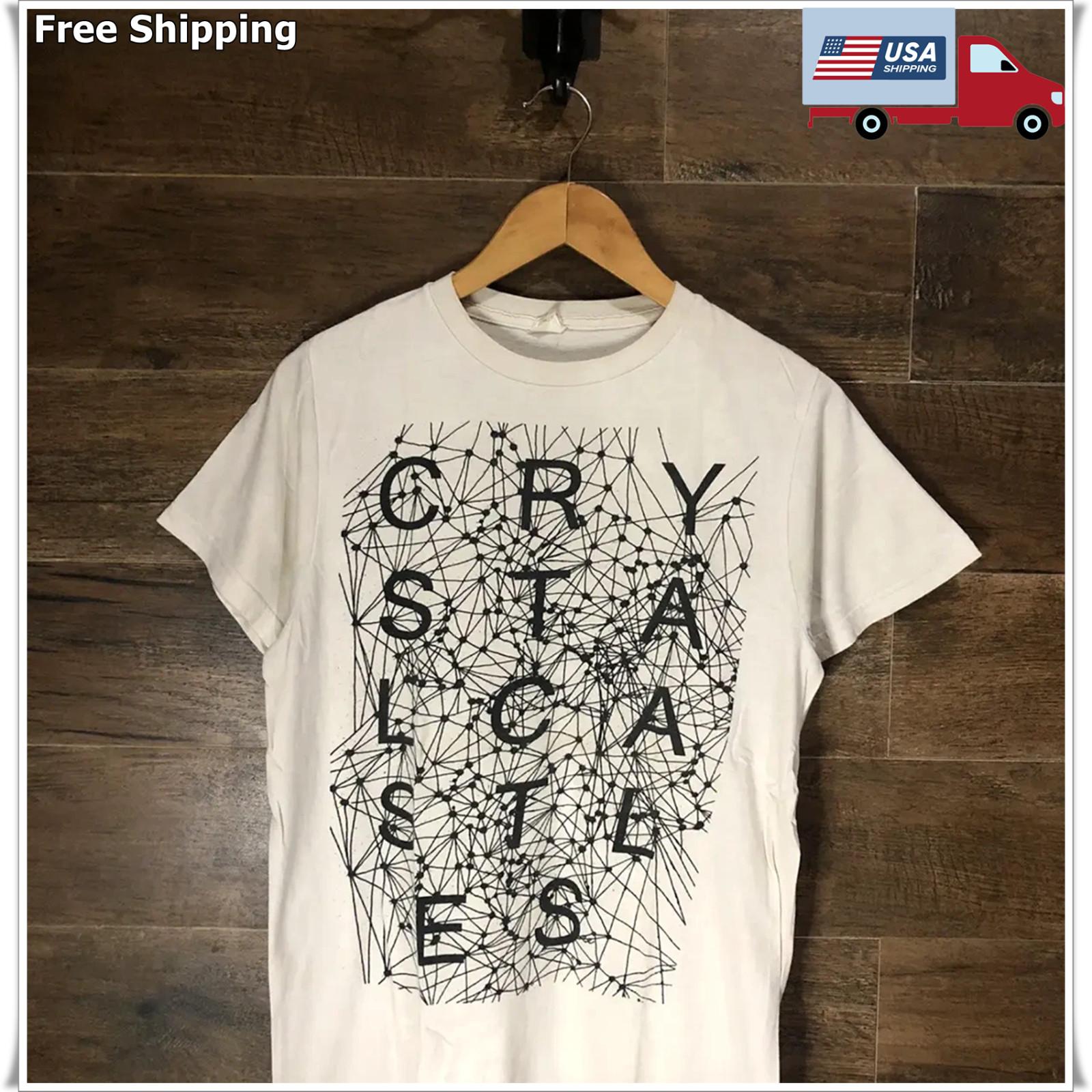 2008 Crystal Castles Crimewave White T-shirt Size S-5XL XXXXL