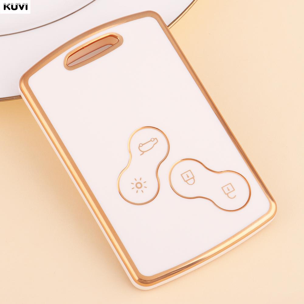 

For Renault Megane 2 3 Clio Scenic Duster Kaptur Captur Logan Laguna Zoe Koleos Danilo Nema Fluence Tpu Car Key Case Cover Shell