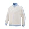 Li Ning Table Tennis Series Stand Collar Zipper Color Block Loose Hoodie Unisex Hoodies AWDVF31-1