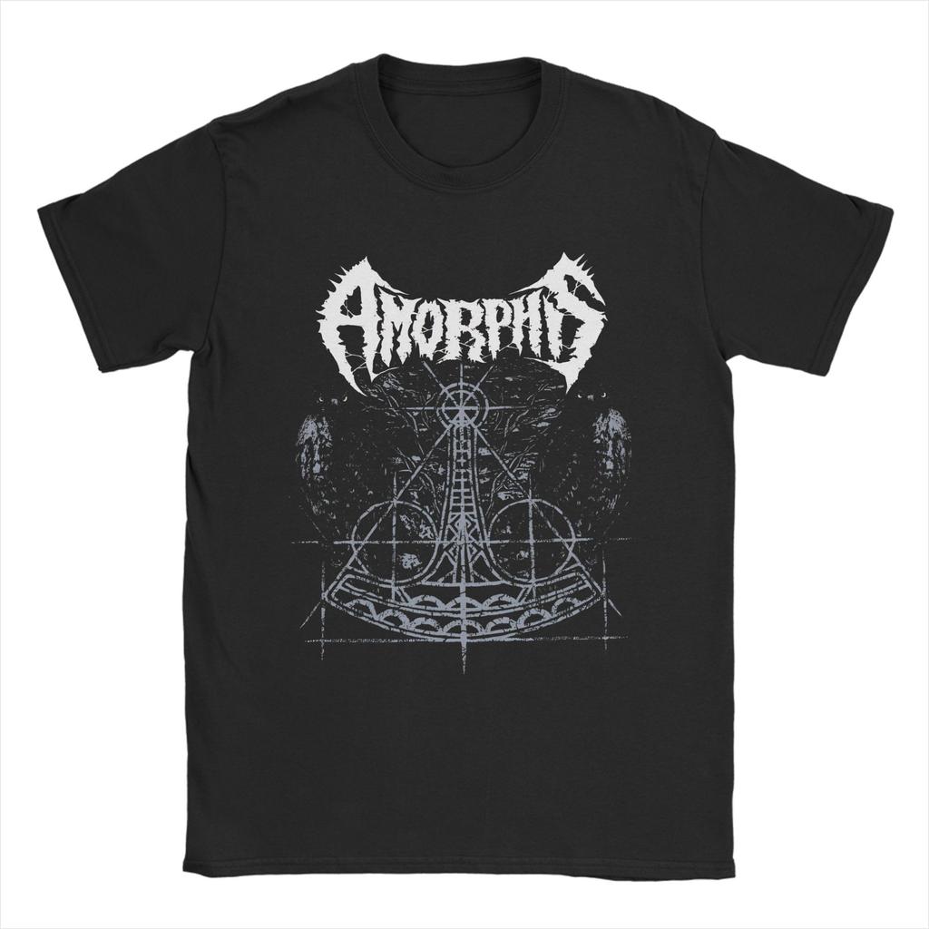 Amorphis Kaleval Rock Metal Band Apparel Unisex T Shirt Pure Cotton Tee New Arrival  T-shirt Clothing