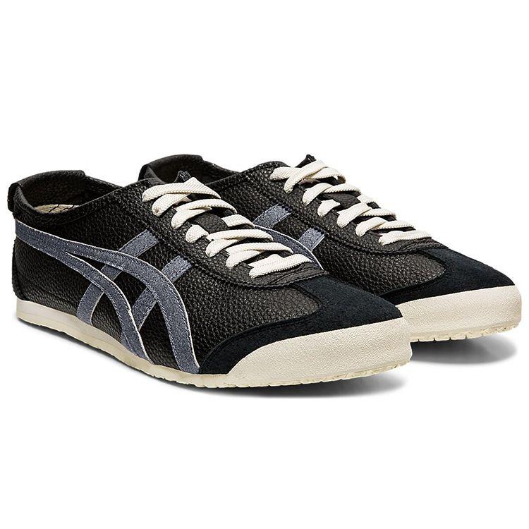 Onitsuka Tiger Mexico 66 Retro Sports Slip Resistant Durable Balanced Lightweight Low Top Casual Shoes Unisex sneaker Black Gray 1183A693-002