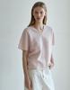 Nutopeu Wholegarment Wool Short Sleeve Knit_Pink