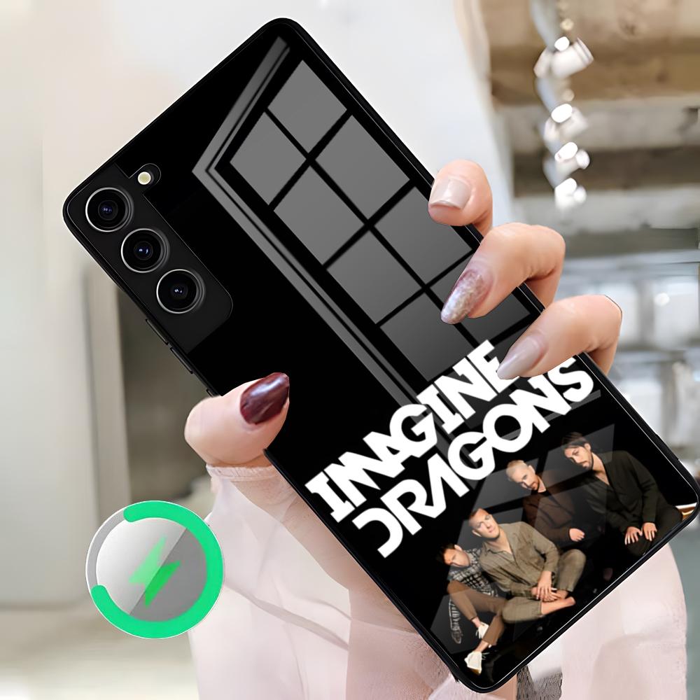 

Imagine Dragons Band Phone Case For Samsung S26 Ultra S25 Edge S23 S22 S21 S20 Ultra Plus S24 Fe A25 Magnetic Glass Cover Samsung S22