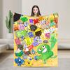 BFDI Inanimate Insanity All Characters  Blankets BFDI Soft Durable Bedding Throws for Couch Bed Picnic Bedspread Sofa Bed Cover