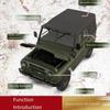 Wpl C94 Uaz-469 Remote Control Off Road Climbing Vehicle 2.4g 4wd Simulation Model Car Children Toy Birthday Gift