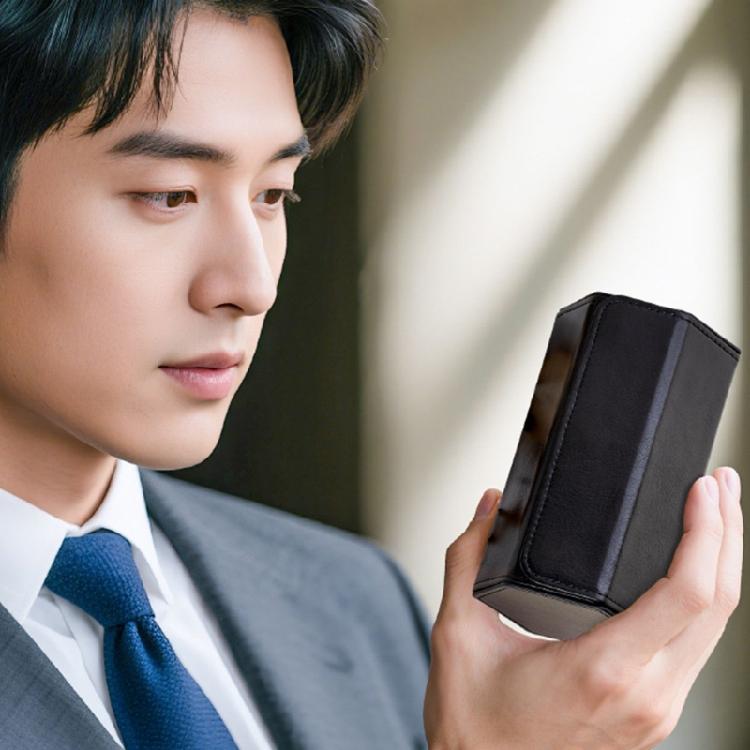 Space Saving Hexagon Shaped Leather Jewelry Box With Soft Padding For Multiple Watches Accessories