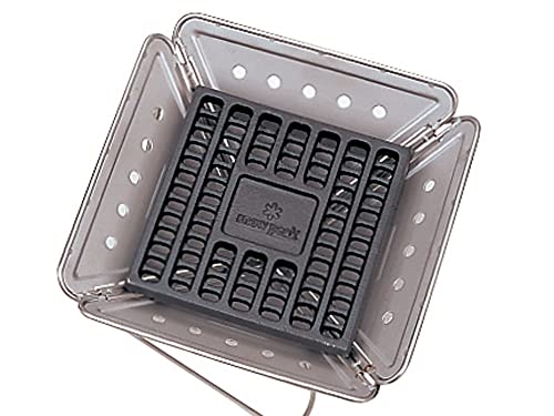 Snow Peak Fire Pit S with Base Plate (for 1-2 people) ST-031BP, Ideal for Camping and Outdoors