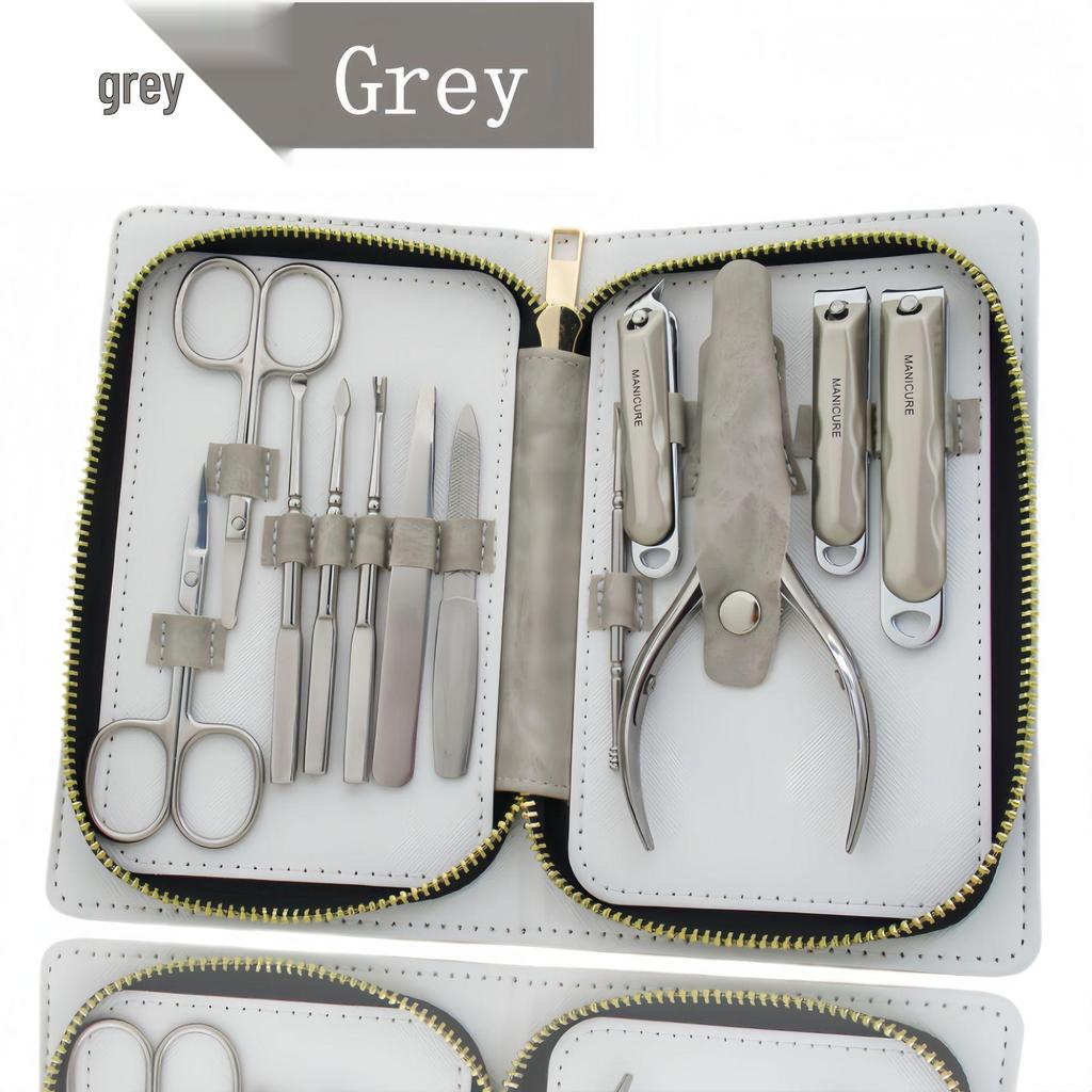 Compact Stainless Steel Nail Clipper & Manicure Set