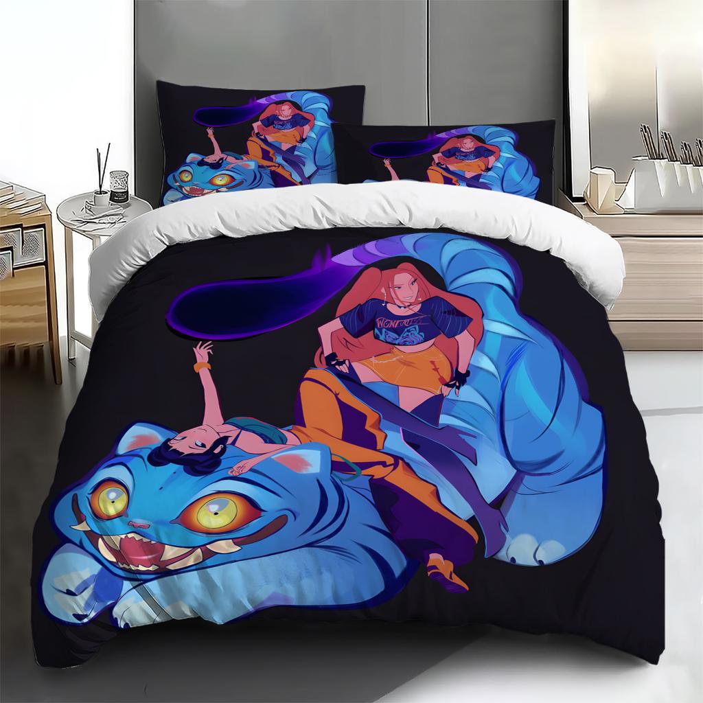 Christmas Decoration Printed Duvet Cover, Ultra Soft Brushed Microfiber Bed Comfort Set