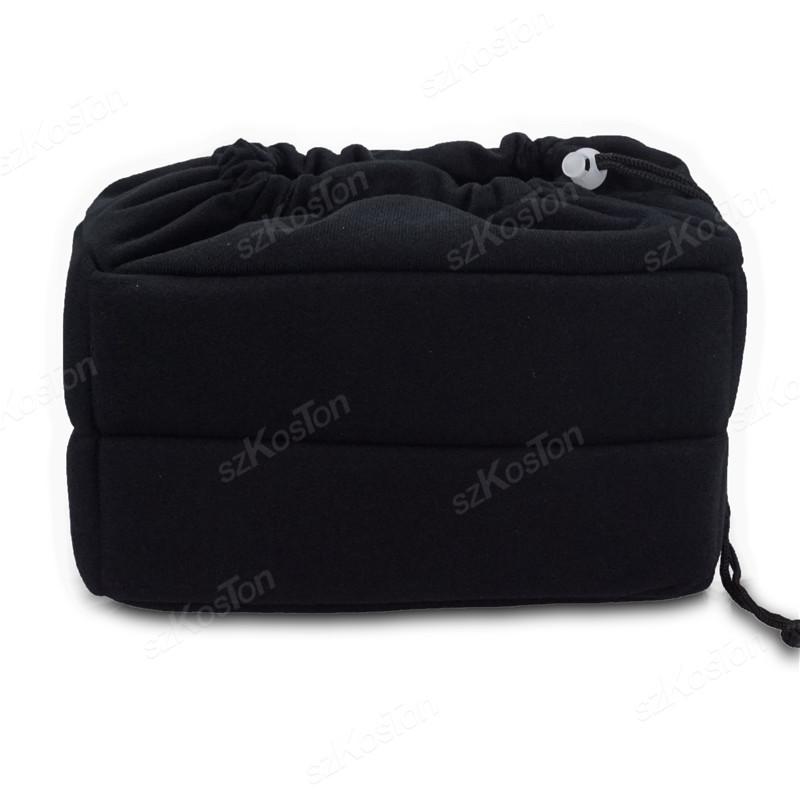Camera Insert Bag Waterproof Shockproof DSLR Camera Lens Insert Bag Padded Case With Drawstring