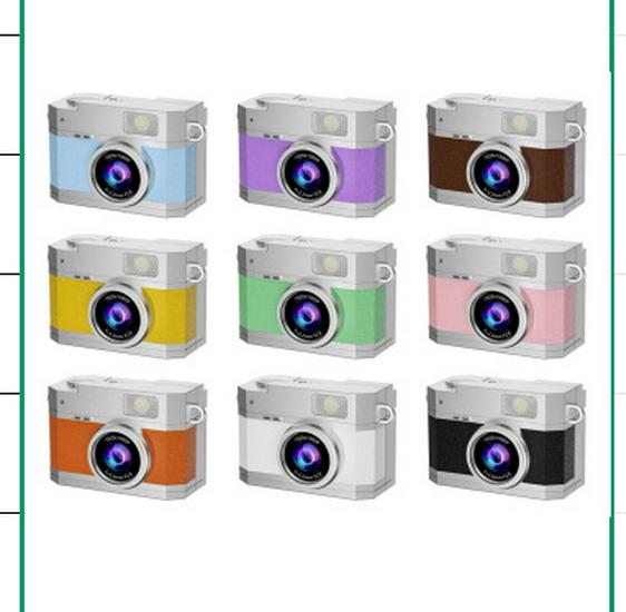 Mini Retro HD Daumen-Flip-Kamera für Schüler und Partys
