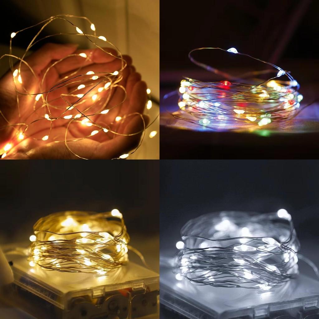 Led Copper Cake Wire Light String Christmas Decorative Atmosphere Lamp Gifts