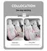 Geely Xingyuan All-Season Suede Ventilated Half-Wrap Seat Cushion Cover
