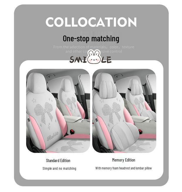 Geely Xingyuan All-Season Suede Ventilated Half-Wrap Seat Cushion Cover