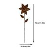 Metal Flowers for Outside Decorative Garden Stakes Flower Bed Decoration Plant Stakes Metal Art Outside Yard Art Outdoor