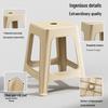 Stackable Non-Slip Sturdy Plastic Square Stool for Home, Kitchen, Dining