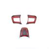 ABS Carbon fiber Interior Steering Wheel Cover Trim For Mazda MX-5 09-14