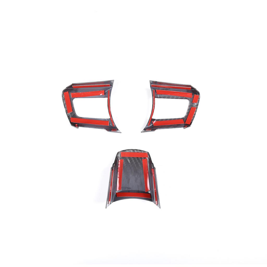 ABS Carbon fiber Interior Steering Wheel Cover Trim For Mazda MX-5 09-14