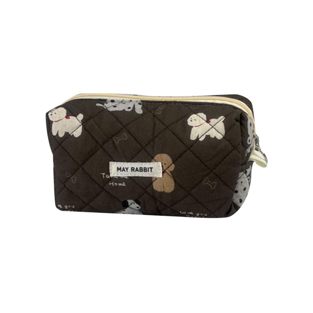 

Мультяшная Цветочная Косметичка с Бантом Сумка для Туалетных Принадлежностей Модные Сумки для Хранения 4