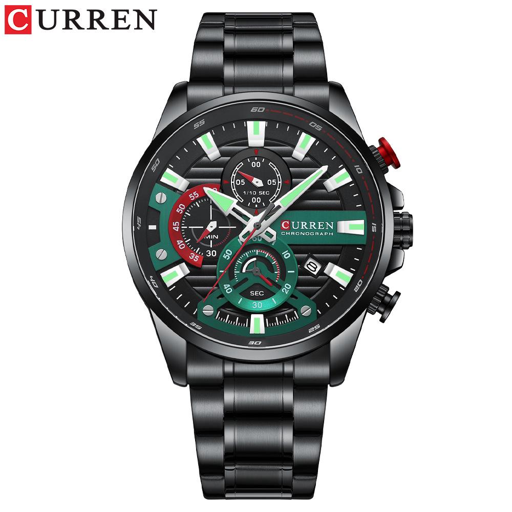 

CURREN 8415 Men s Six-Hand Quartz Waterproof Business Watch with Calendar