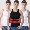 Men's Slim Fit Two-Stripe Quick-Dry Cotton Tank Top