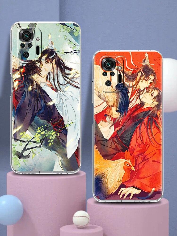 Grandmaster Mo Dao Zu Shi Anime Luxury Phone Case For Xiaomi Redmi Note 11 10 9S 9 8 Pro 7 8T 9C 9A 8A K40 Pro+ Soft Clear Cover