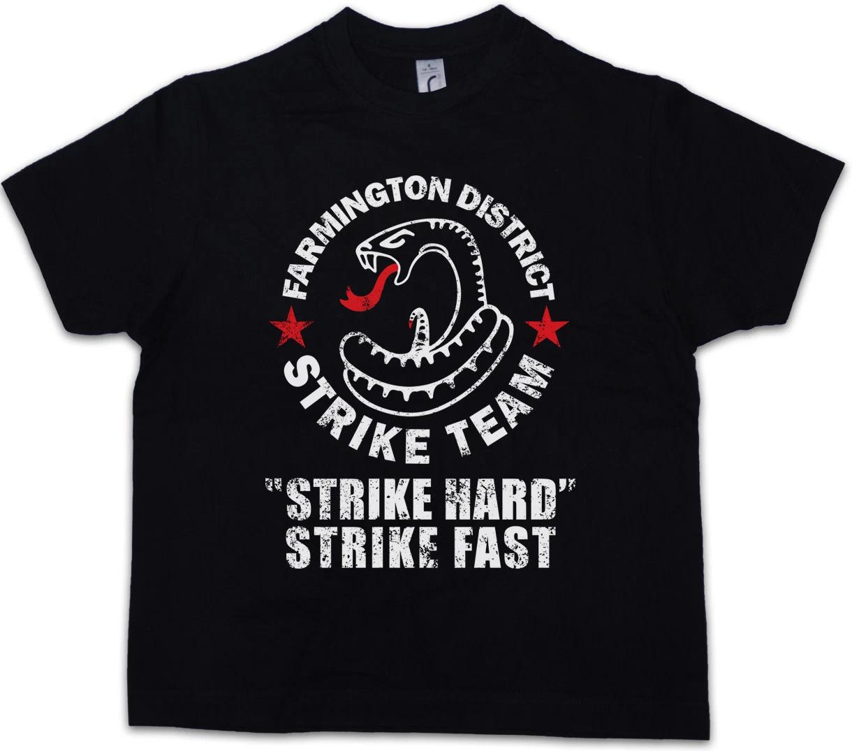 STRIKE TEAM SHIELD Kids Boys kids boys T-Shirt The Shield Farmington PD Vic Mackey Snake 100