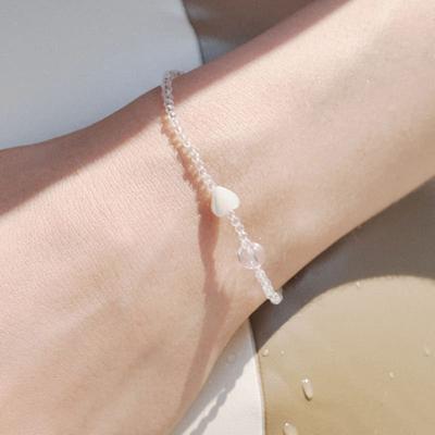Bebe Heart Beads Bracelet