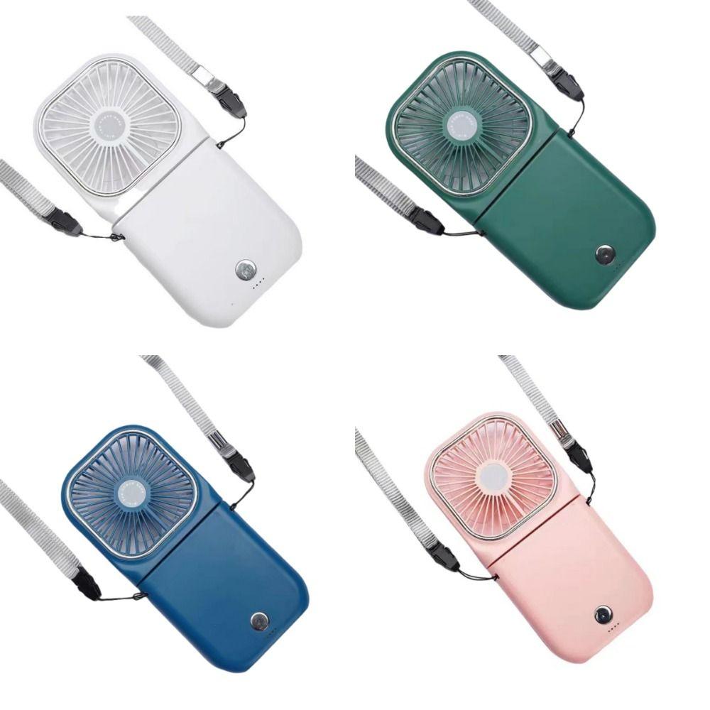 Handheld Neck Hanging Fans Portable USB Rechargeable Fan Lightweight Mini Fan  Office