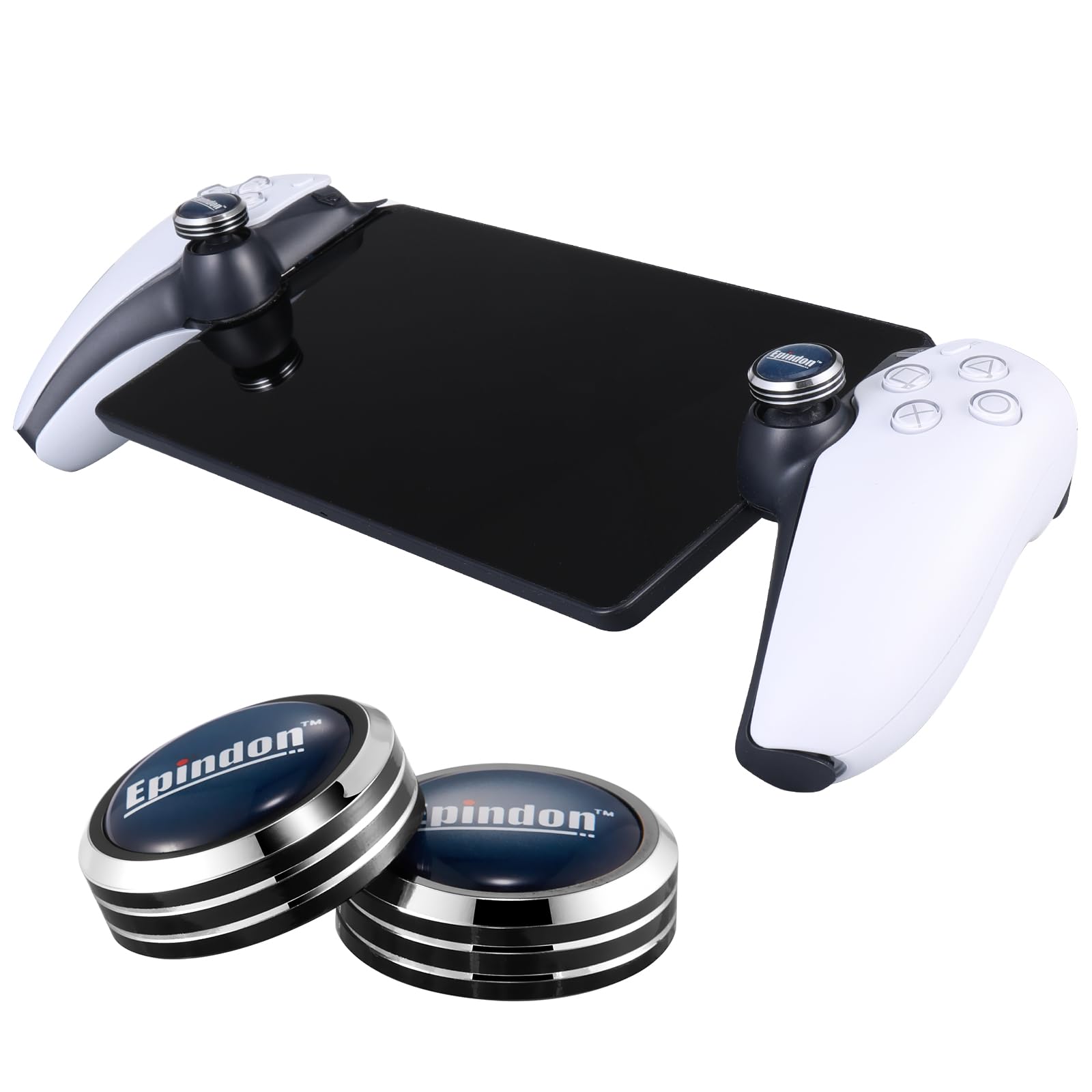

Epindon PlayStation Portal Freak Stick Cover Button Caps for Remote Navy Blue Players,