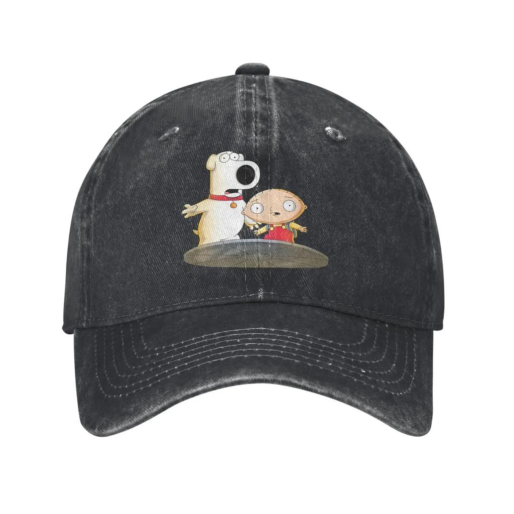 Roger Ricky Spanish Families Cartoon Baseball Cap For Men Women Distressed Washed Headwear Unstructured Caps
