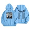 Unisex Casual Letter Print Hoodie Long Sleeve Loose Fit Sweatshirt for Men and Women