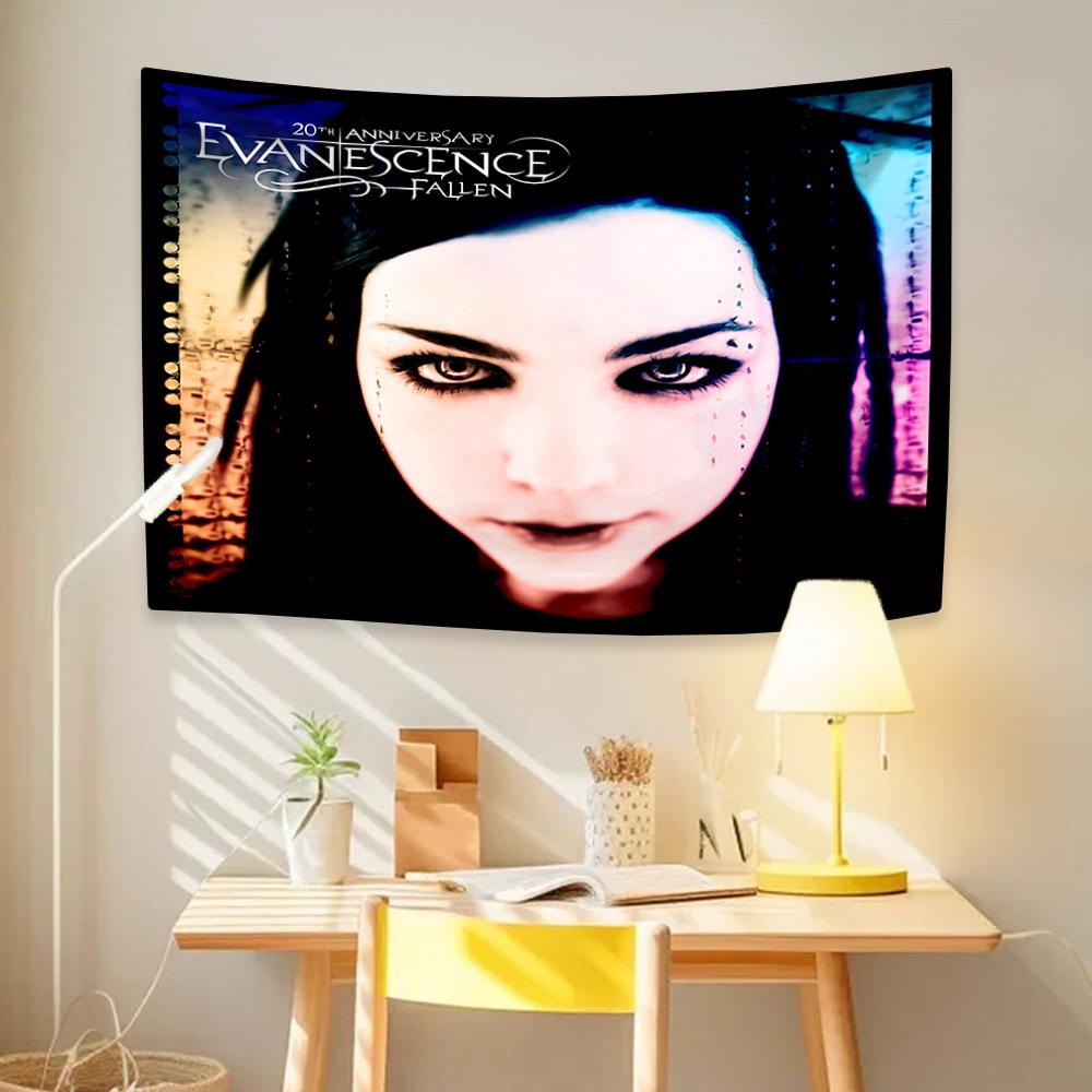 Evanescence Gobelín Vintage Rocková Kapela Obal Alba Domácí Dekorace Nástěnná Závěsná Krycí Látka Do Ložnice Studentské Koleje Koncertní Banner