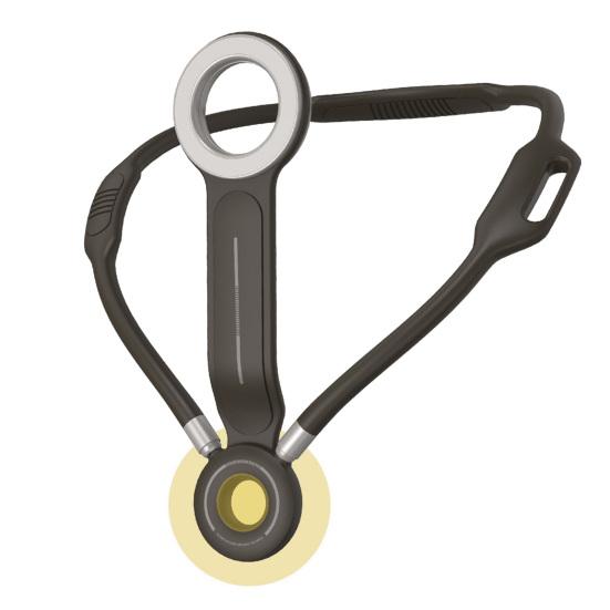 Magnetic Neck Phone Holder Adjustable Height Neck Phone Stand Hands Free Chest Tripod Mount for Most Phones