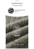 Women's Cashmere Knit Base Layer Top: Three-Strand, Long Sleeve, Loose Fit, Warm, High Neck, Soft, Versatile, Skin-Friendly Sweater