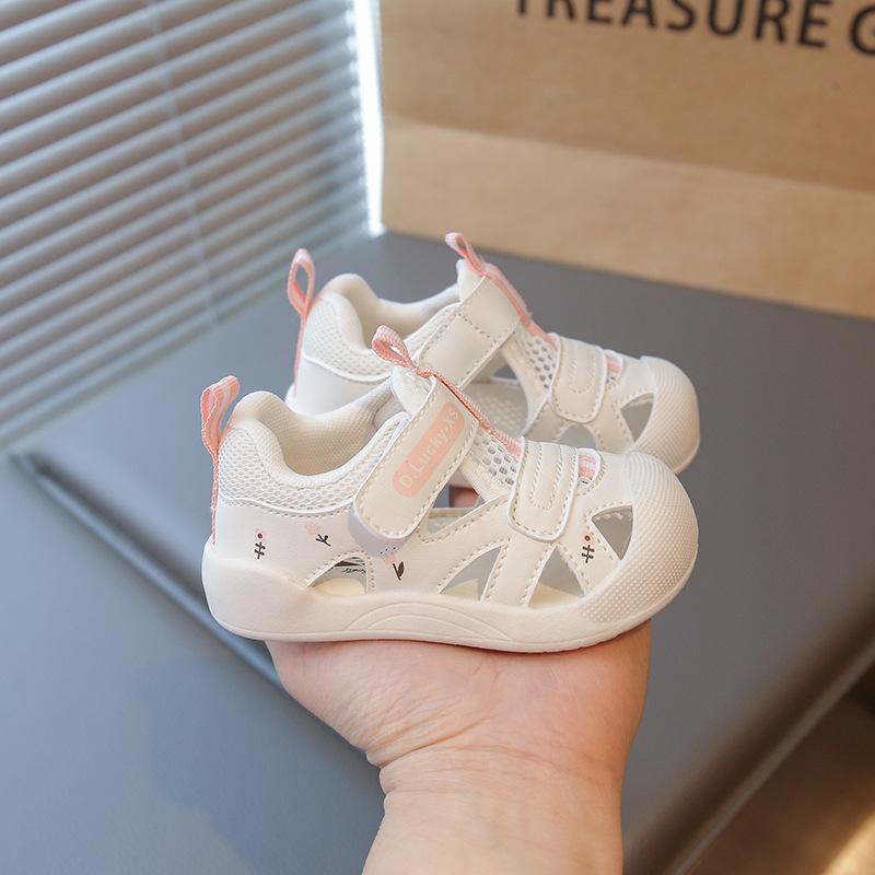 Infant Toddler Sandals Summer Hollowed Out Girls Toddler Shoes Non-slip Soft Sole Boys Indoor Shoes 2025