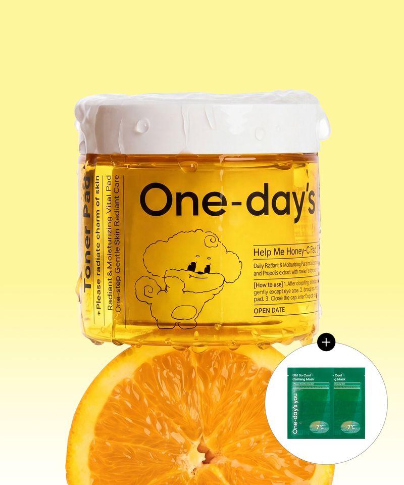 [Free Gift: 2 OrthoCool Mask Packs] Help Me Honey Glow-See Pad x Bubble Soap
