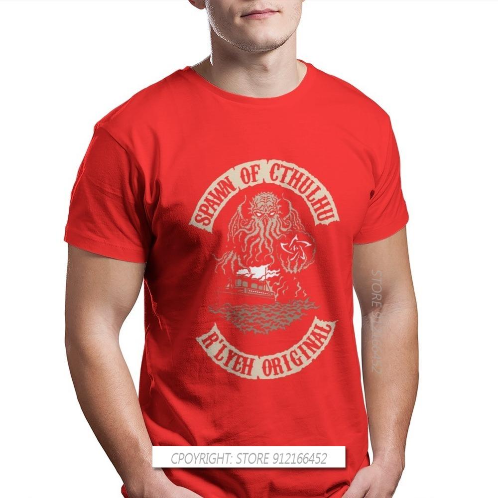 Men Cthulhu Mythos Lovecraft Horror Great Old Ones Oversize T-Shirt Spawn Pure 100% Cotton Streetwear