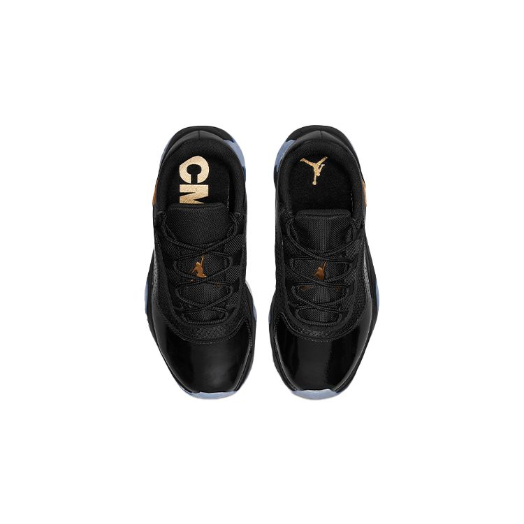 Pantofi sport pentru copii Air Jordan 11 CMFT Low GS DMP negru metalic-auriu CZ0907-007