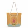 Geometric patterns print thick rope single-shoulder beach bag 7282 CLE