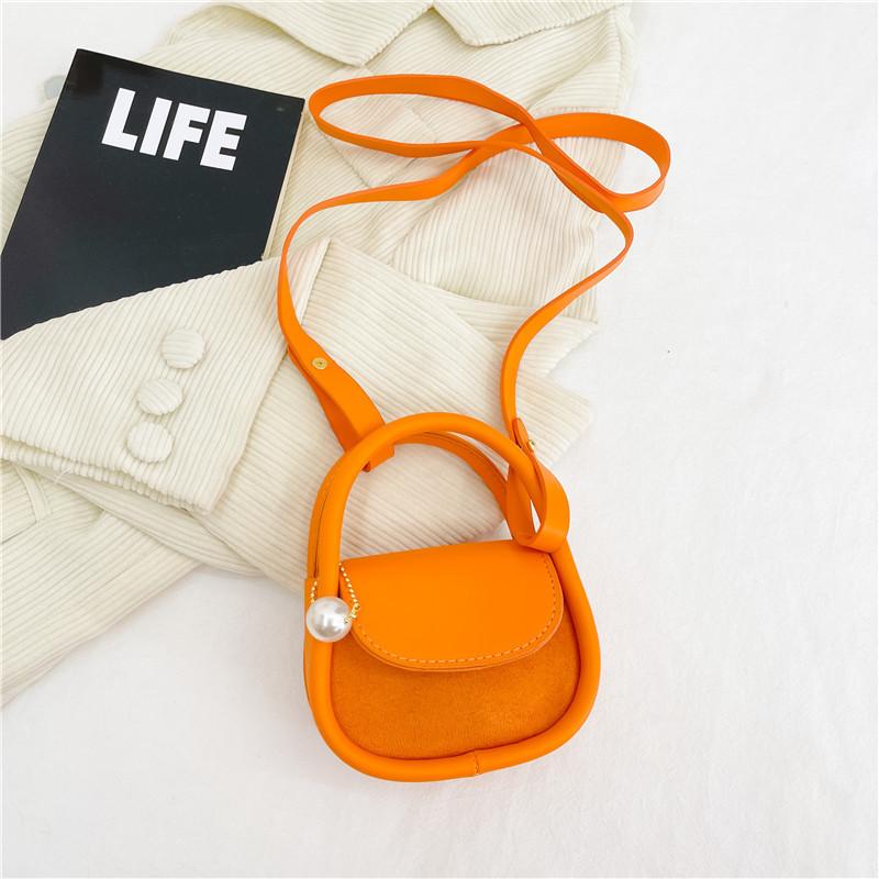 Stylish Mini Pu Leather Handbag For Kids With Trendy Colors Ideal For Daily Use