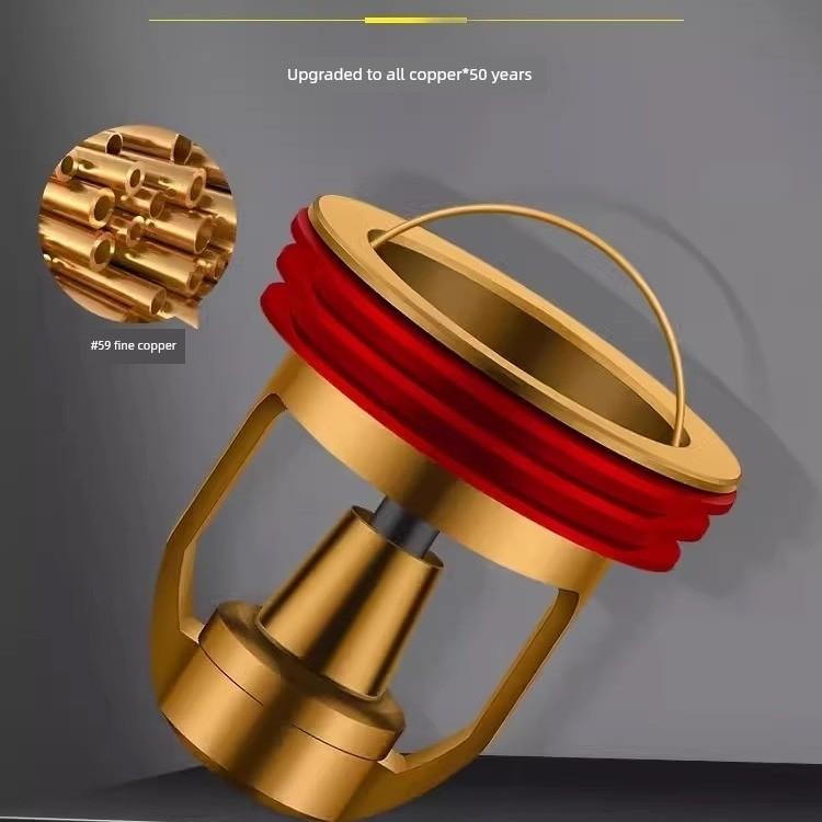 Germany's 2026 New Model All-Copper Floor Drain Deodorizer, Universal Bathroom Sewer Cover To Prevent Odor Backflow