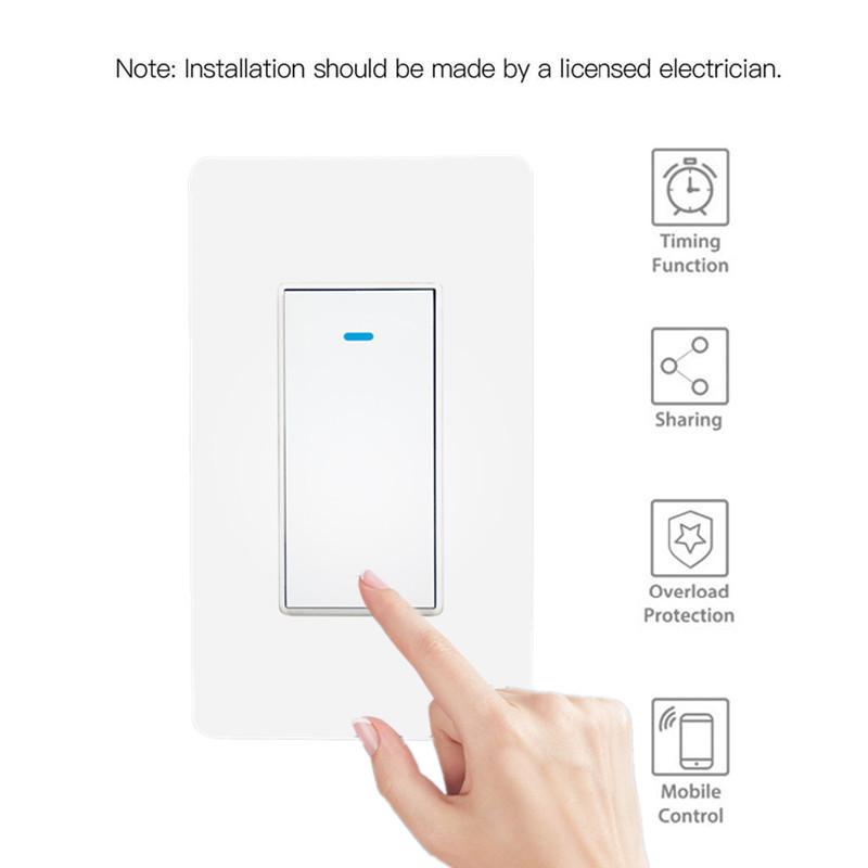 US Standard WiFi Smart Switch with Voice Control & App Remote Control