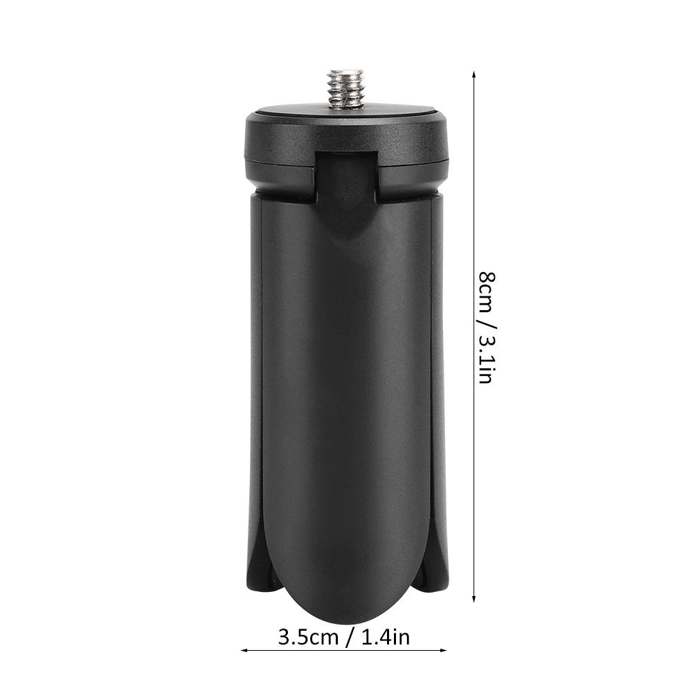 Mini Non Slip Desktop Tripod with 1 4 inch screw Universal for Smartphone Action Camera Holder(Black )