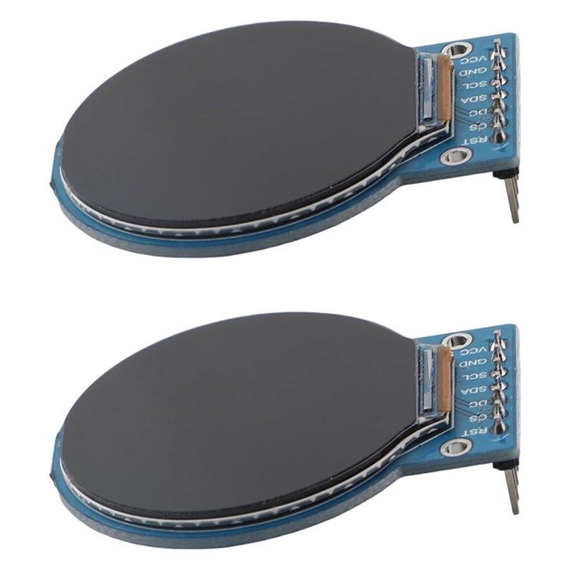 ABBP-4PCS .28 Inch Circular TFT Display 240X240 Resolution, GC9A01 Driver Chip Compatible, SPI Interface IPS Screen