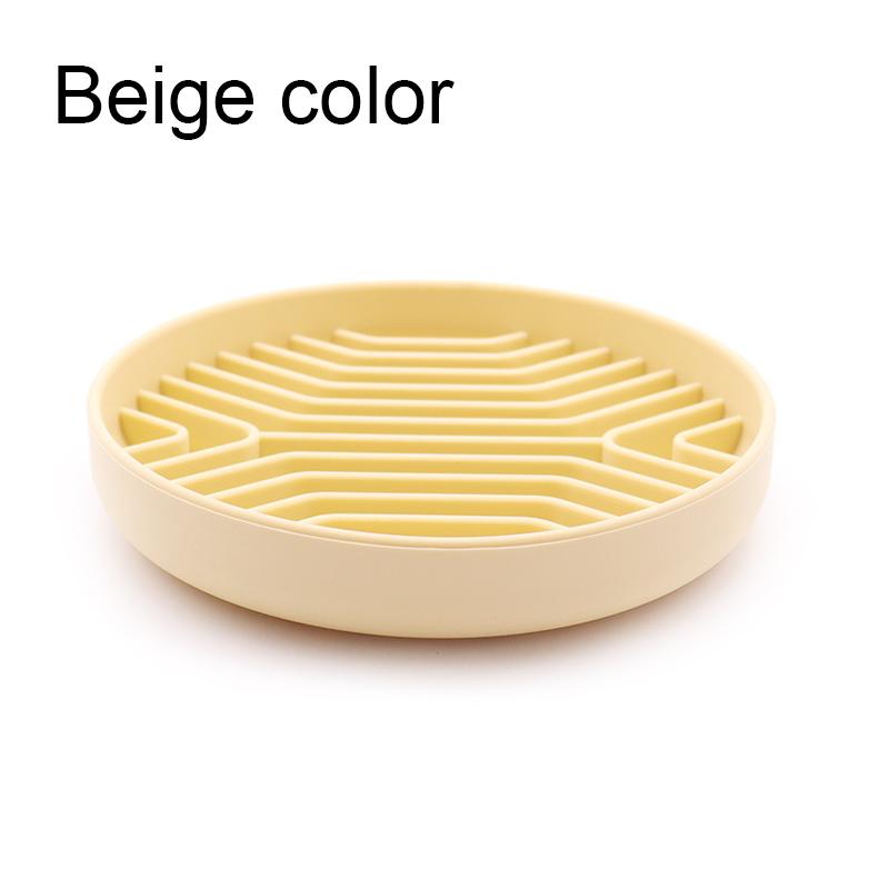 Pet Placemat Cat Slow Feeding Mat Dog Lick Mats Silicone Pet Eating Slowly Food Bowl Puppy Bath Distracted Licking Plate Cutlery